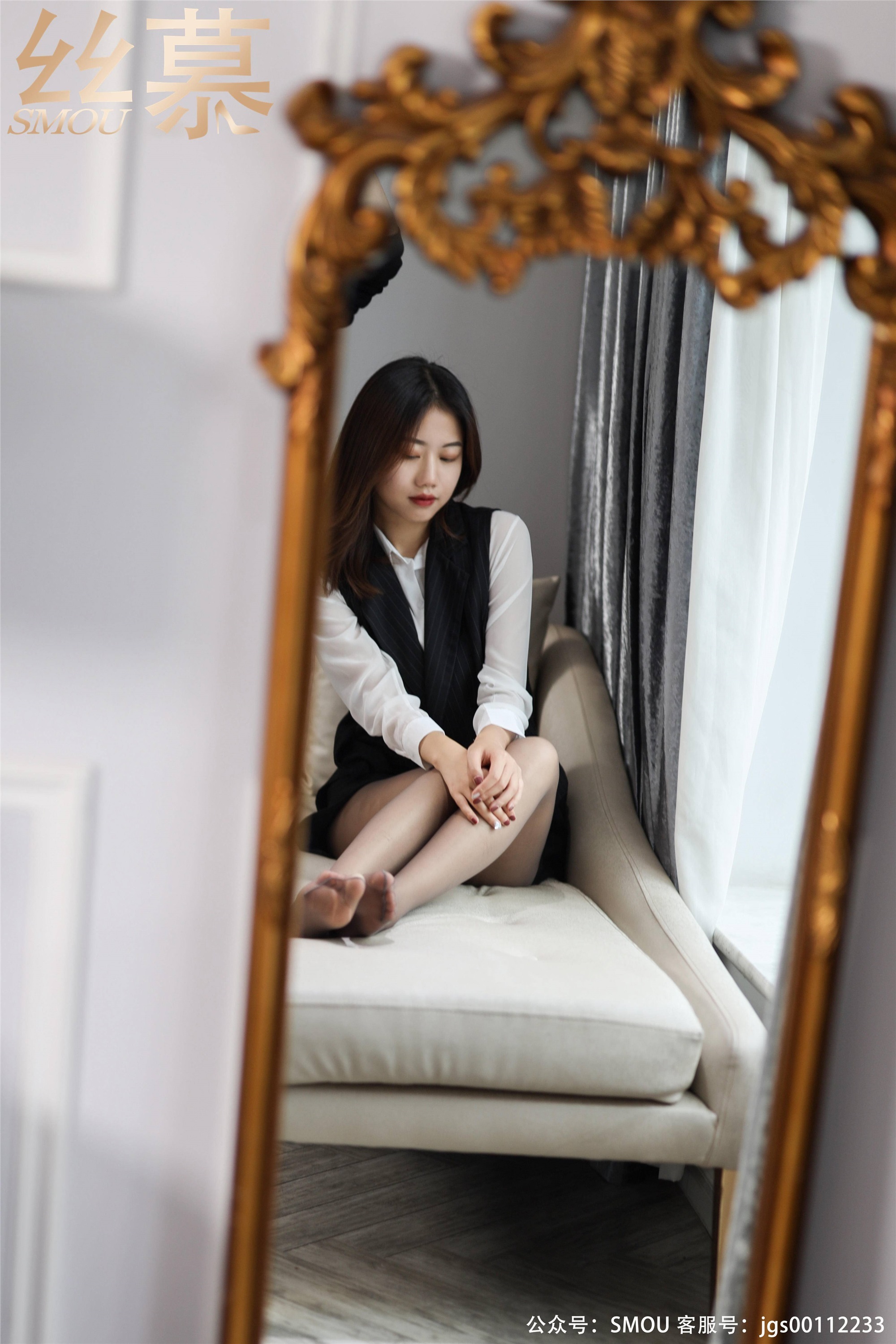 丝慕写真 SM439 天天一元 模特：米朵 《细闪高跟鞋》